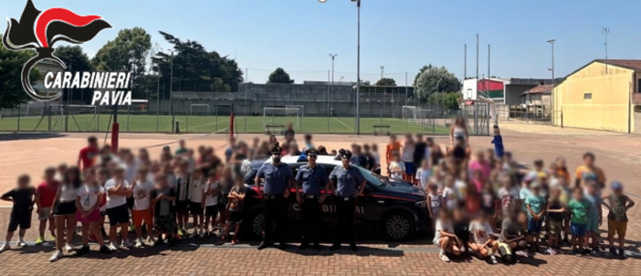 Garlasco, i Carabinieri incontrano i ragazzi del Grest: una giornata dedicata alla cultura della legalità