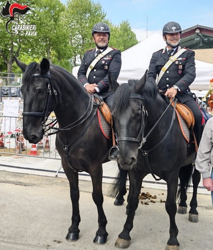 Varzi, Carabinieri a cavallo alla fiera