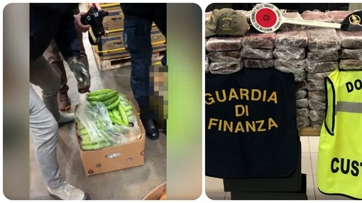 5 milioni di cocaina tra le banane a Vado Ligure. In manette 37enne albanese residente a Milano