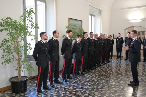 Pavia, presentati cinque nuovi allievi marescialli dei Carabinieri al comando provinciale