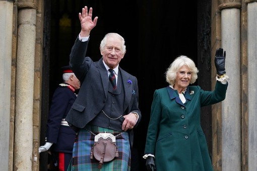 Re Carlo e la Regina Consorte Camilla - dalla pagina ufficiale della Royal Family