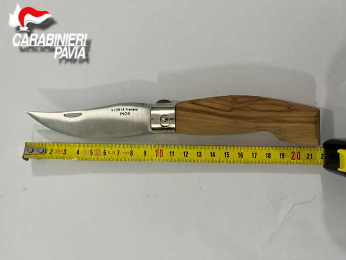 Pavia, controlli alla stazione dei treni. Denunciato per porto abusivo di arma