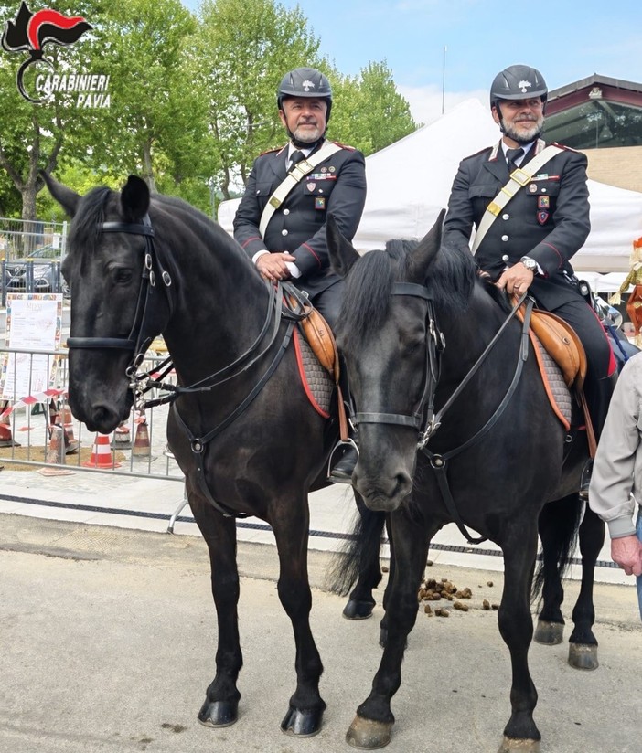 Varzi, Carabinieri a cavallo alla fiera