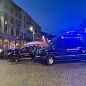 Pavia, controlli nel centro storico. In campo anche le unità cinofile