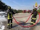 Gropello: in fiamme rifiuti abbandonati, intervengono i Vigili del fuoco Gropello: in fiamme rifiuti abbandonati, intervengono i Vigili del fuoco