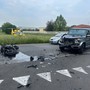 Scontro tra una moto e un suv nell'alto Milanese: 57enne gravissimo