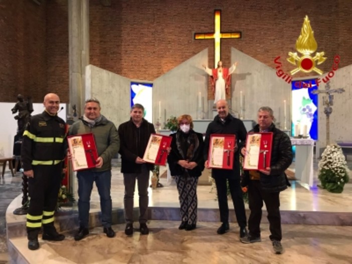 Pavia: celebrata Santa Barbara patrona dei Vigili del fuoco