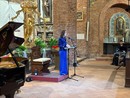 Lomello, Claudia Koll recita l'Evangèlion nella basilica di Santa Maria Maggiore