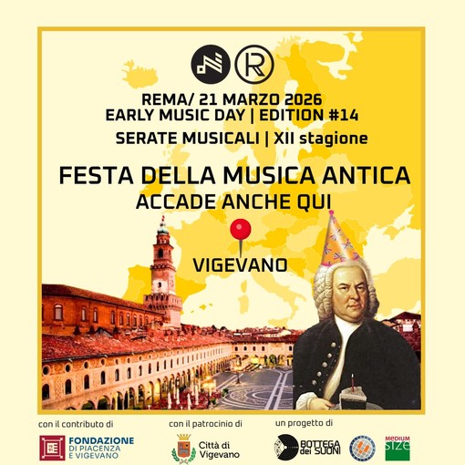 Vigevano, il 21 marzo torna la festa internazionale della musica antica