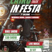 Torna l'appuntamento con &quot;Cairo in Festa&quot; giunto alla 3° edizione. Bike show, stand, food and drink e tante altre sorprese...
