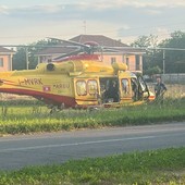 Corbetta, incidente in via San Sebastiano: coinvolta donna in monopattino elitrasportata a Varese