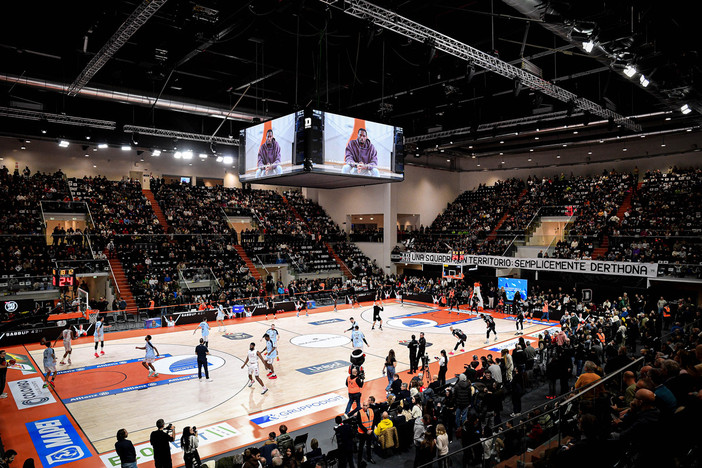 Basket LBA, serie A Unipol, dati di pubblico e incassi a fine andata: brilla la Bertram Derthona