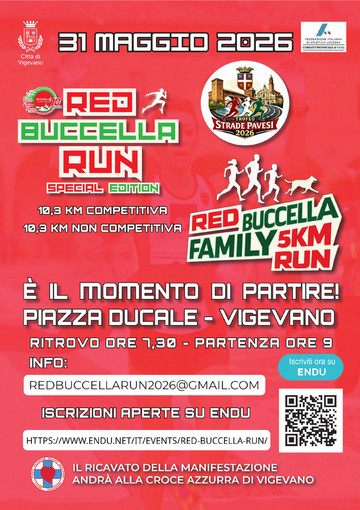 Buccella Run & Bike Vigevano festeggia 10 anni con la “Red Buccella Run Special Edition” Buccella Run & Bike Vigevano festeggia 10 anni con la “Red Buccella Run Special Edition”