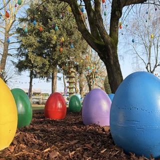 "Benvenuta primavera": giochi, laboratori, easter egg hunt al Villaggio delle Uova alle porte di Pavia