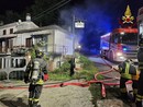 Oltrepò: abitazione divorata dalle fiamme, quattro persone trasportate in ospedale