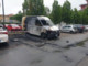 Magenta, incendio nel parcheggio di via Diaz, distrutte dalle fiamme due auto e un furgone