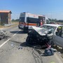 Garlasco: scontro frontale tra auto sulla provinciale 206, gravemente ferite due persone