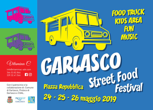 Tutto pronto per la 2° edizione del &quot;Garlasco Street Food Festival&quot;