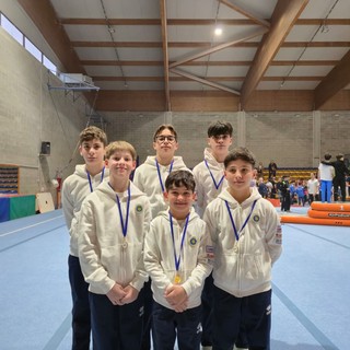 Ginnastica, La Costanza 1884 in evidenza alla seconda prova regionale Allievi Gold