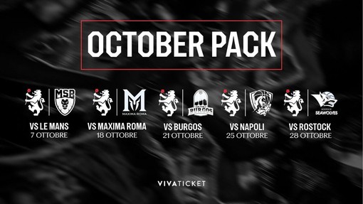 Basket LBA, a ottobre il gusto del basket diventa cinque volte più grande: l'October Pack del Derthona Basket Basket LBA, a ottobre il gusto del basket diventa cinque volte più grande: l'October Pack del Derthona Basket