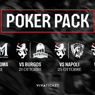Basket,  In vendita i biglietti per la sfida casalinga con San Pablo Burgos e il nuovo Poker Pack di ottobre