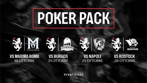 Basket, In vendita i biglietti per la sfida casalinga con San Pablo Burgos e il nuovo Poker Pack di ottobre Basket, In vendita i biglietti per la sfida casalinga con San Pablo Burgos e il nuovo Poker Pack di ottobre