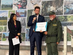 Magenta, riconoscimento regionale per Eugenio Galeazzi: una vita al servizio dell’ambiente con le GEV del Parco del Ticino