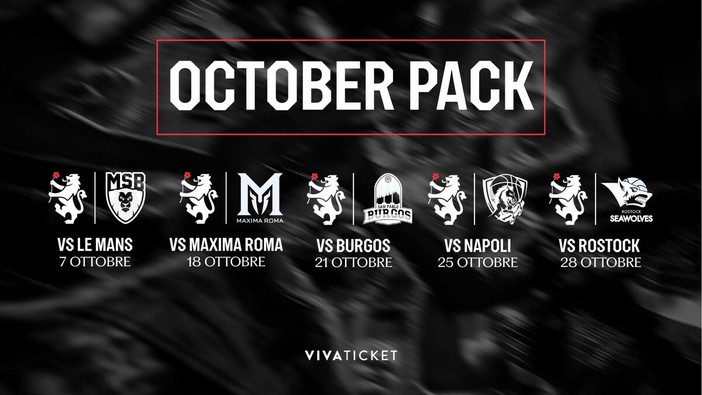 Basket LBA, a ottobre il gusto del basket diventa cinque volte più grande: l'October Pack del Derthona Basket Basket LBA, a ottobre il gusto del basket diventa cinque volte più grande: l'October Pack del Derthona Basket