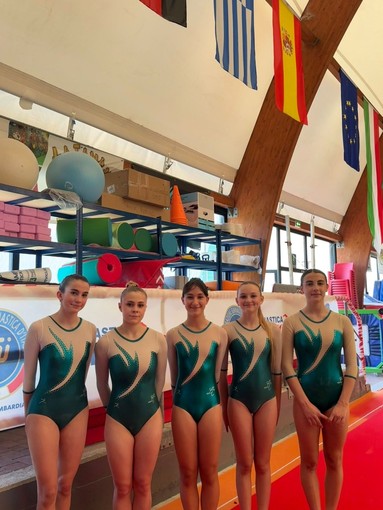 Ginnastica, le giovani atlete della Costanza Massucchi Mortara impegnate a Cassano d'Adda