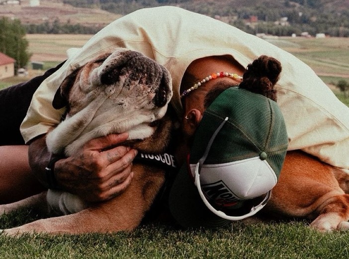 La foto condivisa da Hamilton sui social La foto condivisa da Hamilton sui social