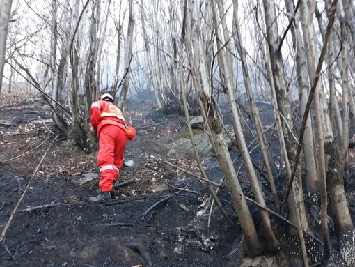 La protezione civile lombarda: «Allerta arancione per rischio incendi nei boschi»