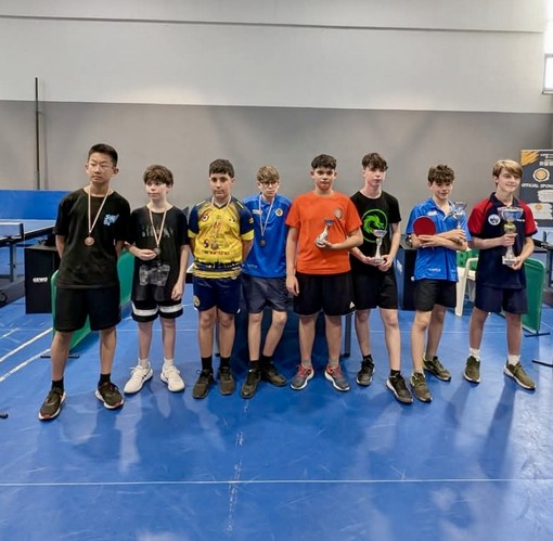 Tennistavolo, seconda prova del torneo &quot;prime racchette&quot; e secondo acuto nell’U15 di Guglielmo Ferri
