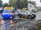 Scontro all’incrocio di via Mentana a Magenta: auto finisce sulla piazzola del mercatino della frutta