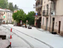 Frabosa, comune in provincia di Cuneo, appare innevato