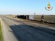 Candia: camion si ribalta lungo la provinciale 596, lievemente ferito un 45enne