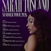 Musica, Sarah Toscano annuncia le date del tour estivo 2026