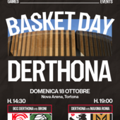 Domenica alla Nova Arena è Basket Day Derthona Domenica alla Nova Arena è Basket Day Derthona