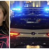 Da sinistra: Pamela Genini in una foto pubblicata dai media nazionali. Sul luogo dell'omicidio è intervenuta la polizia