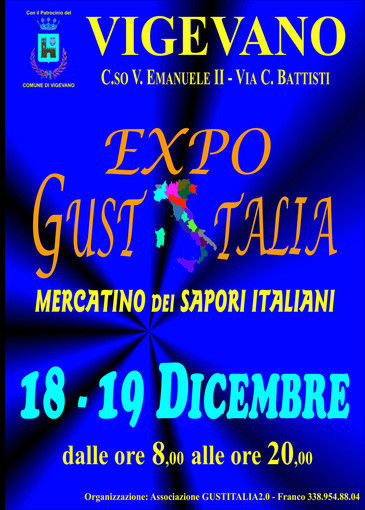 Vigevano: 18 e 19 dicembre torna il mercatino di Gustitalia