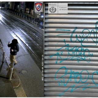 Festeggiano e riempiono di graffiti uno stabile a Milano: due professionisti quarantenni trovati e denunciati