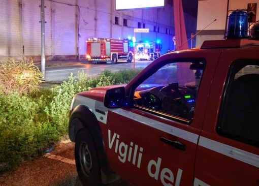 Mortara: doppio incendio nell'area dell'ex fabbrica Marzotto