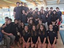 Nella foto: gli atleti dell’H2Sport alla gara sociale della Nuotatori Milanesi