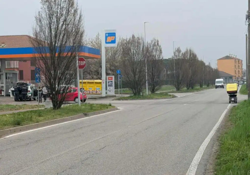 Magenta: scontro auto – motociclo in via Espinasse, postina al pronto soccorso