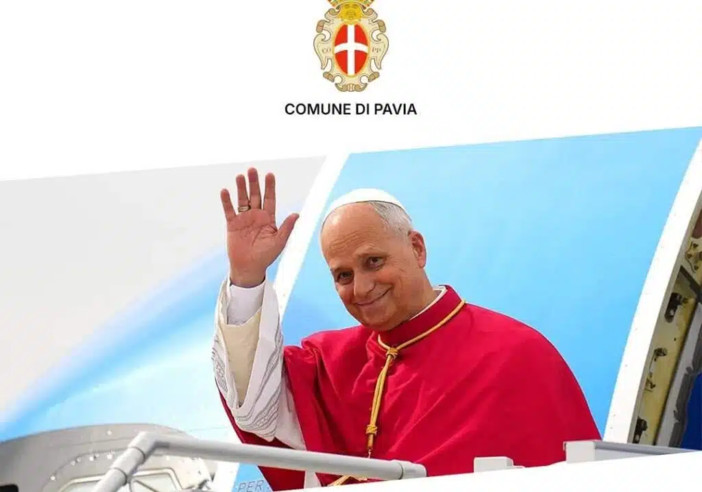 Papa Leone oggi a Pavia Papa Leone oggi a Pavia