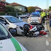 Magenta: grave incidente a Pontevecchio, ferito motociclista Magenta: grave incidente a Pontevecchio, ferito motociclista