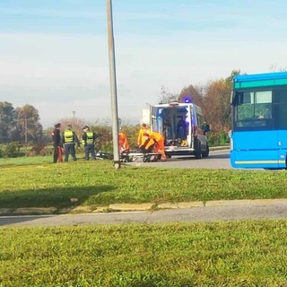 Incidente all’intersezione Robecco-Magenta: ferito giovane motociclista