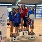 nella foto l'oro del podio di (da sinistra) Alice Bonali e Sofia Cucinella