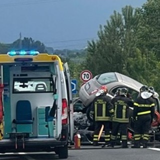 Magenta: gravissimo incidente sulla Boffalora Malpensa, auto finisce sopra un’altra