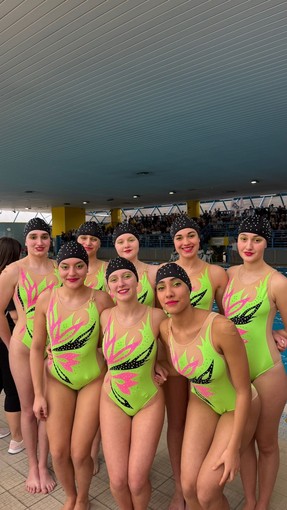 Nuoto, due argenti e un bronzo per le giovani dell'H2Sport alla manifestazione "Sincro per tutti"