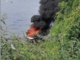 Motoscafo in fiamme sul lago Maggiore: intervengono i vigili del fuoco